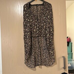 Express high low blouse